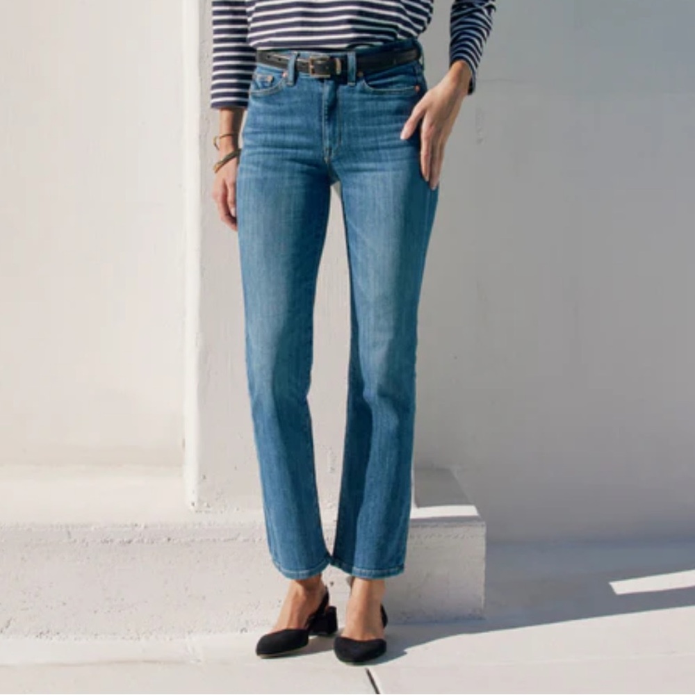 AYR | High rise straight leg denim jeans size 27 short